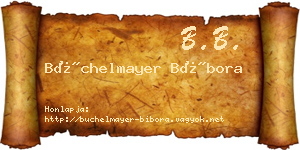 Büchelmayer Bíbora névjegykártya